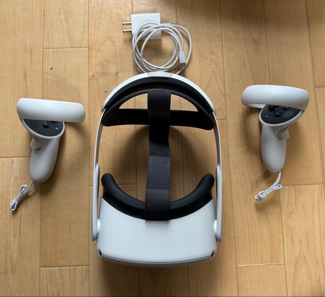 【。】 Quest 2 VRヘッドセットとコントローラー