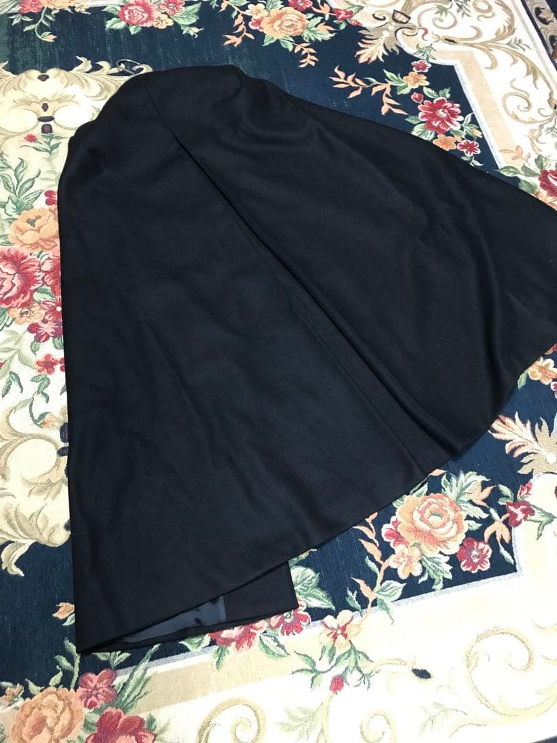 綺麗　ザラ　ZARA マント　ケープ　ブラック　ロング