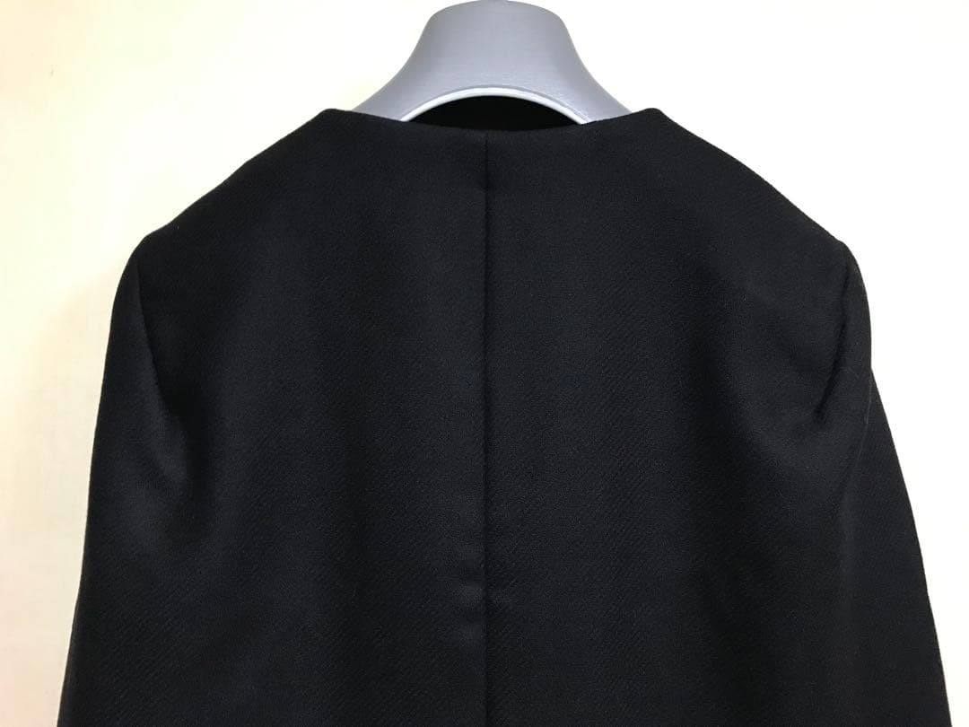 綺麗　ザラ　ZARA マント　ケープ　ブラック　ロング