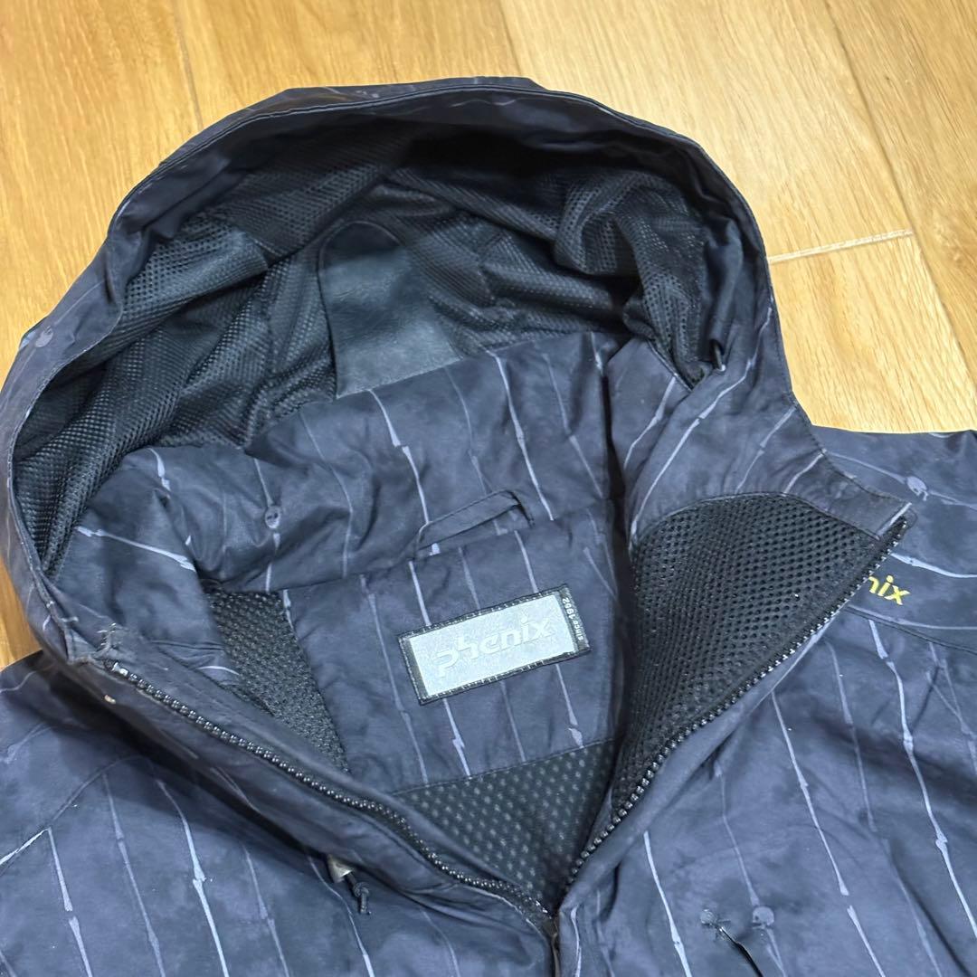 【セットアップ】phenix スキーウェア 上下セット メンズ　L ドクロ　黒