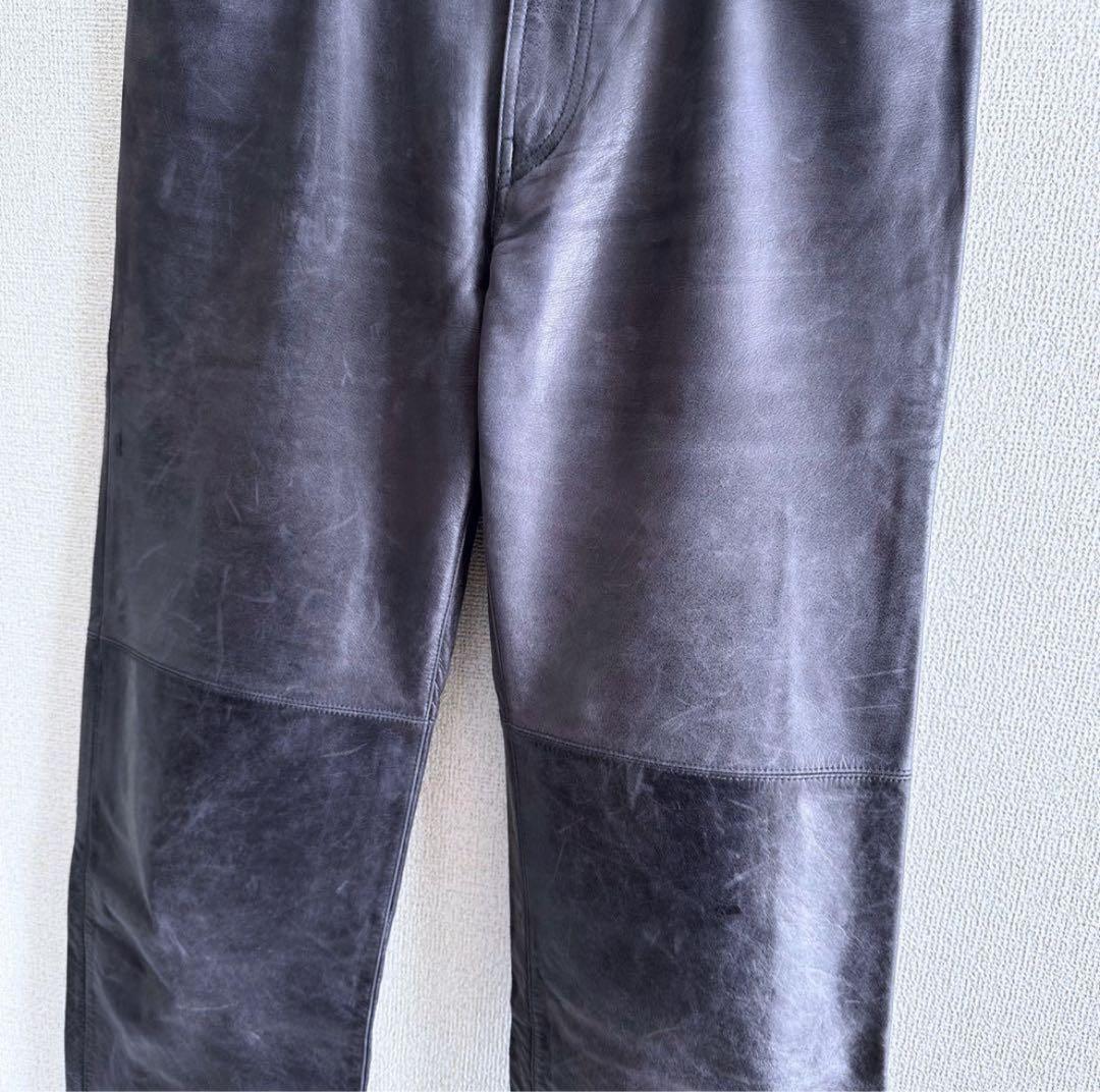90's KENZO HOMME ケンゾーオム　レザーパンツ
