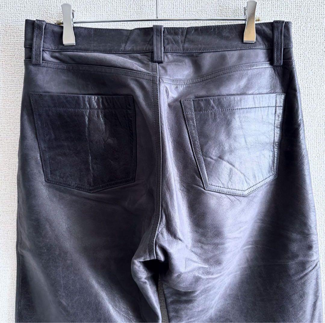 90's KENZO HOMME ケンゾーオム　レザーパンツ