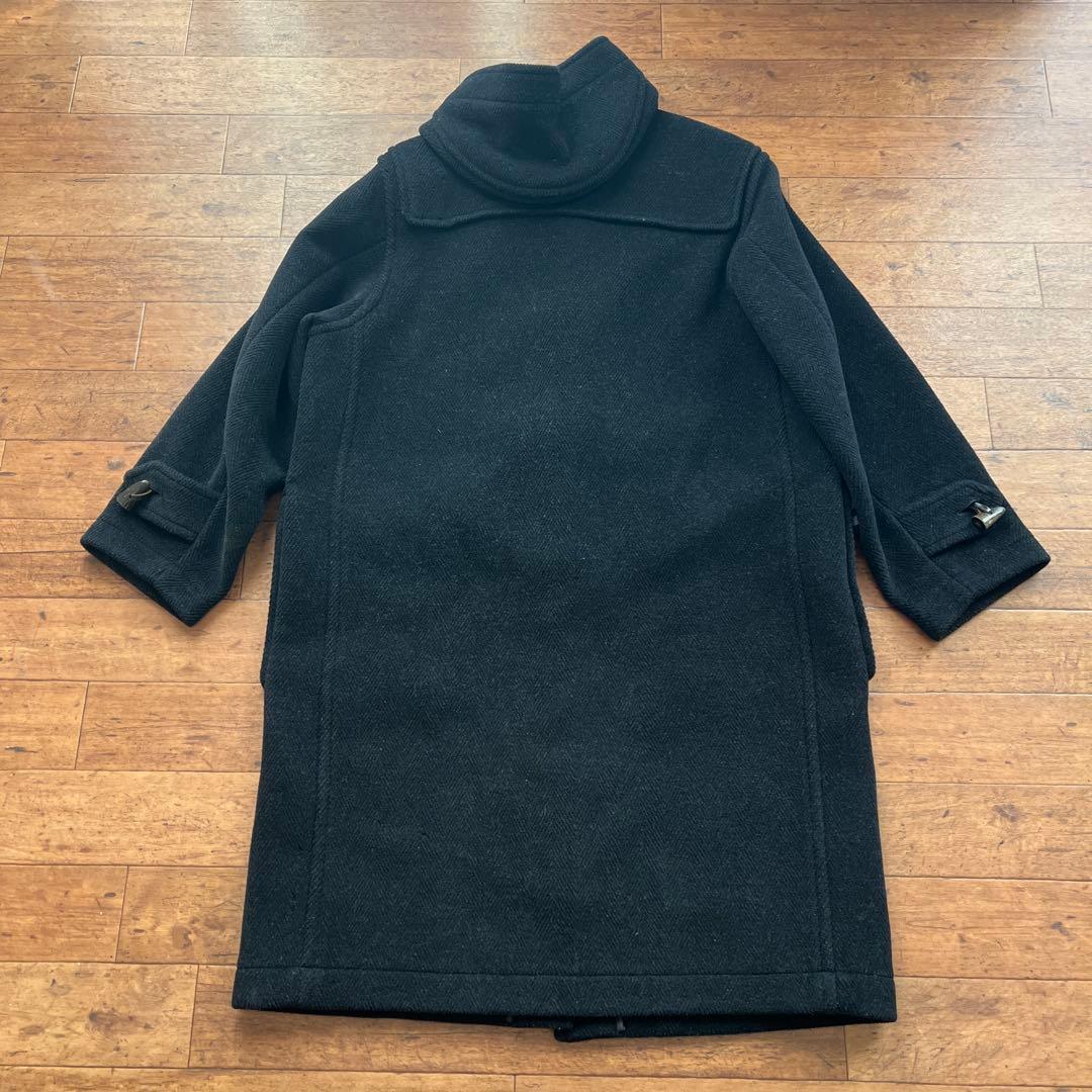 Burberry's ブラック ダッフルコート XL チェック