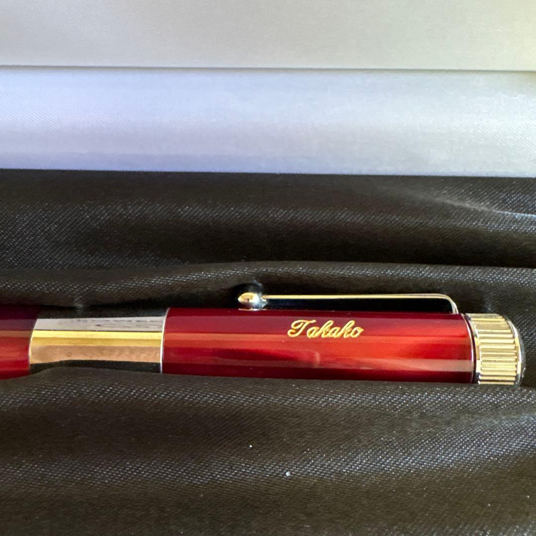 ロメオ 伊東屋 ROMEO Ｎｏ．３ボールペン 太軸 イタリアンレッド Ｒ161