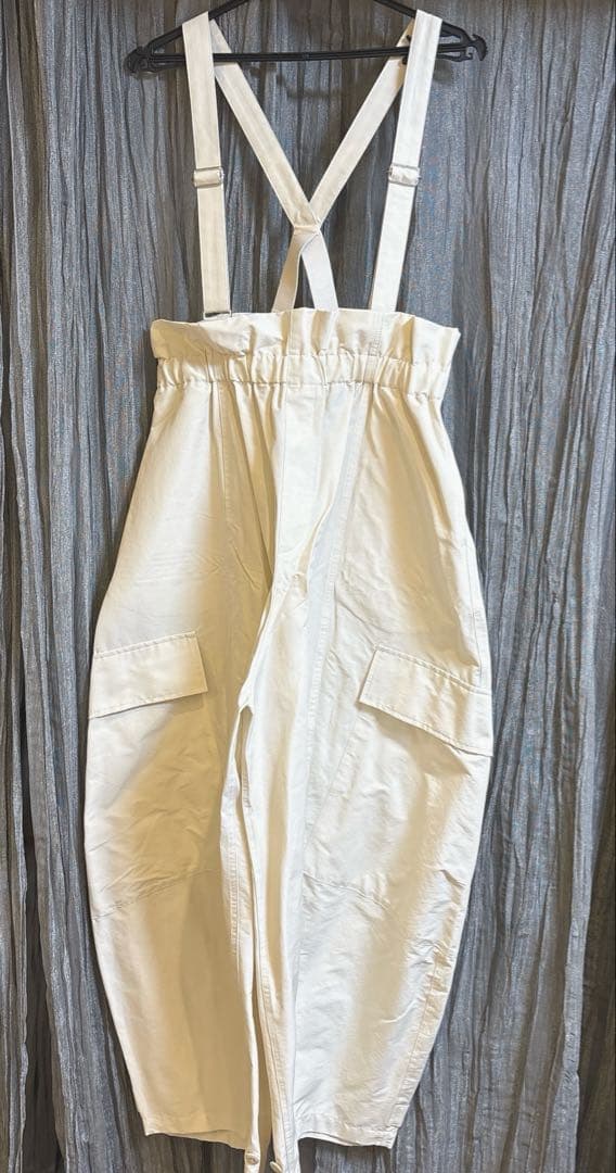 Curensology コットンナイロンサロペットパンツ