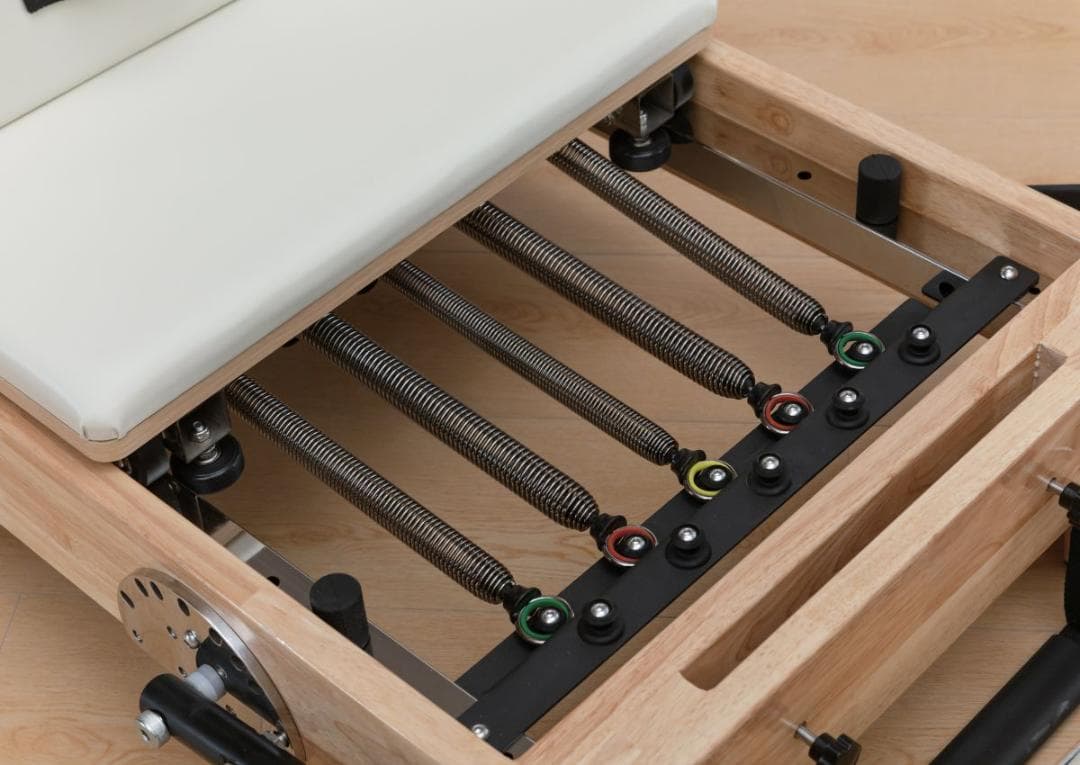 「入荷完了、すぐに発送可能」ウッドフォルダブルピラティスリフォーマー セット