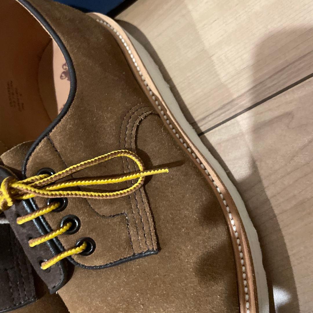 新品　Tricker's スエード 革靴　daniel　ダービーシューズ