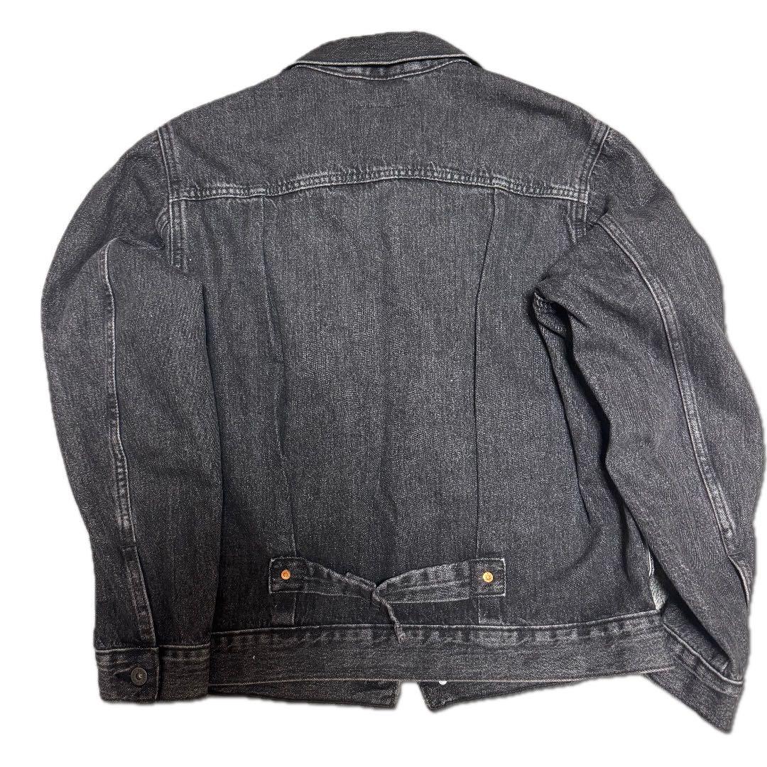 【Levi’s PREMIUM】プレミアム ブラックデニムジャケット メンズ M