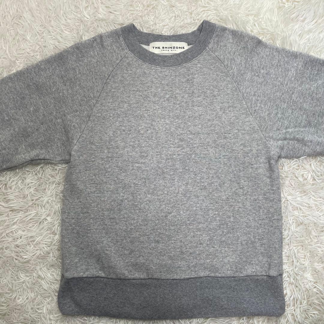 【極美品】シンゾーン スウェット COMMON SWEATSHIRT グレー