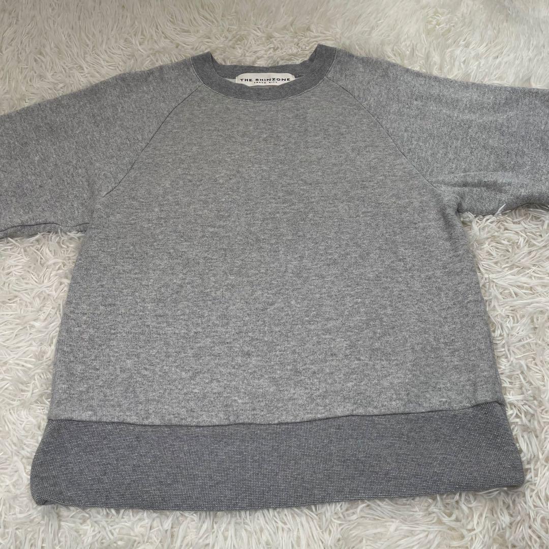 【極美品】シンゾーン スウェット COMMON SWEATSHIRT グレー