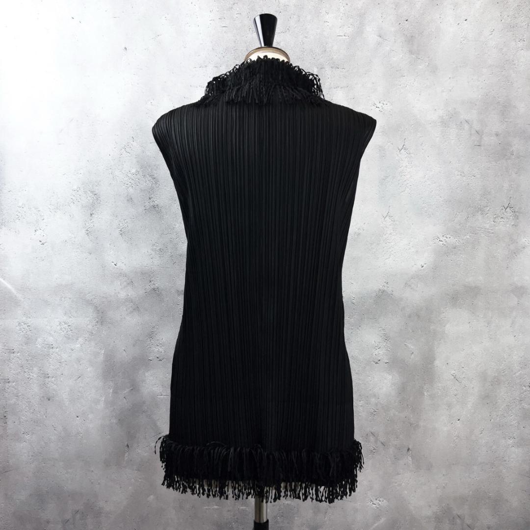 う*さ様 イッセイミヤケ プリーツプリーズ フリンジ チュニック ブラウス 3