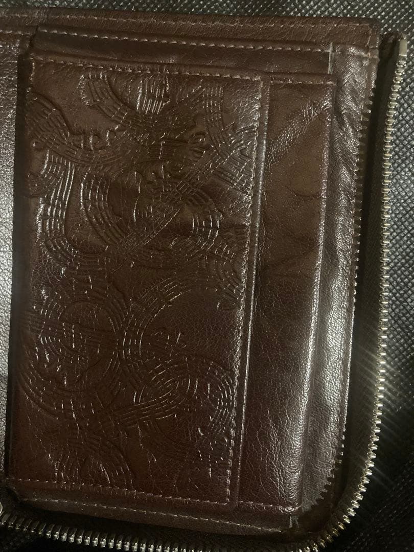 NUMBER (N)INE 二つ折り財布 ブラウン ナンバーナイン