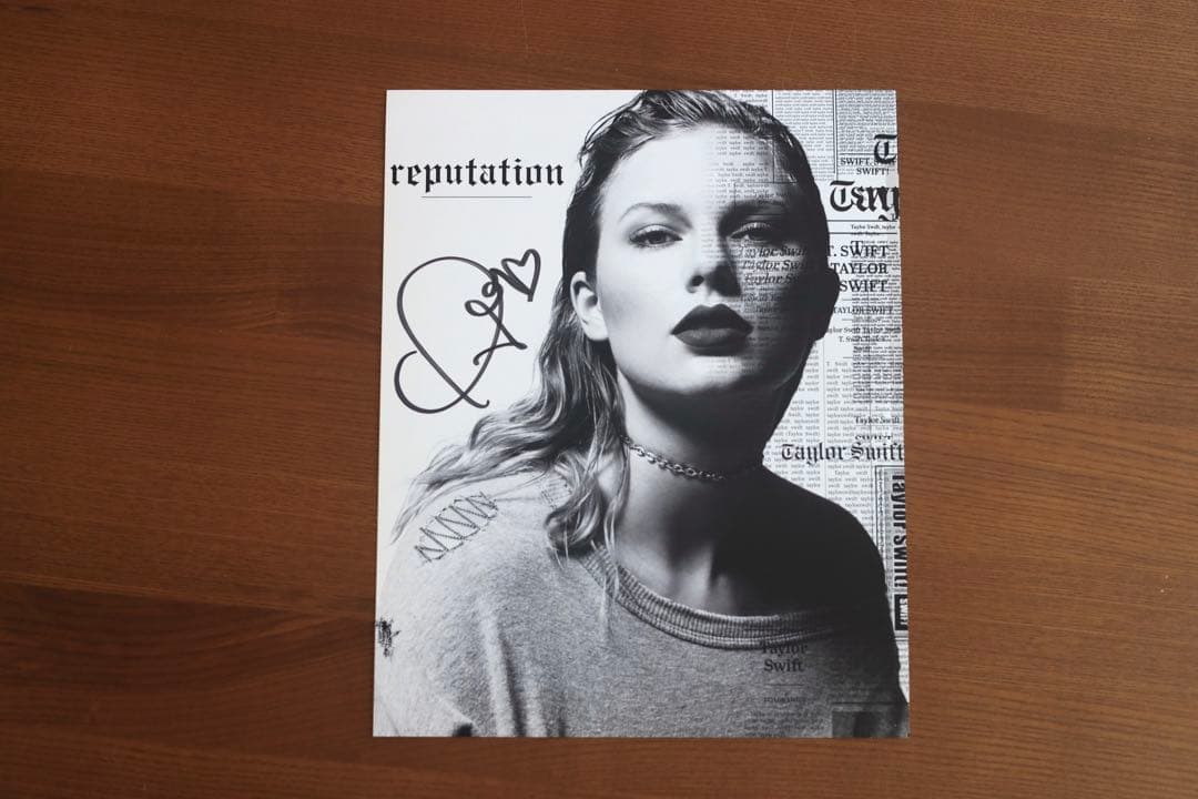 Taylor Swift reputation vip box 直筆サイン