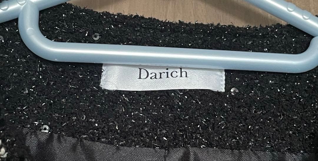 Darich スパンコールツイードジャケット