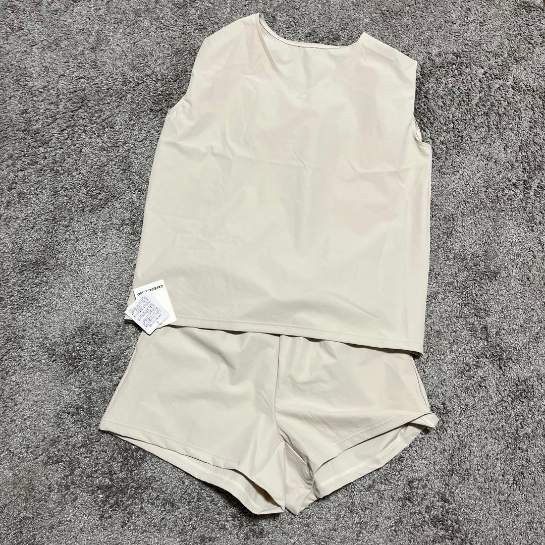 夏物大処分❗️CAVEZA ROSSO ショルダータックセットアップスウィムウェア