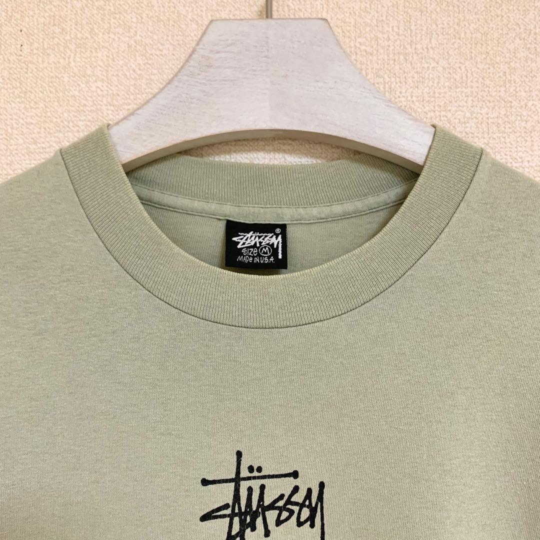 80s 後期 STUSSY 黒タグ USA製 EXTRA TOUGH TEE M
