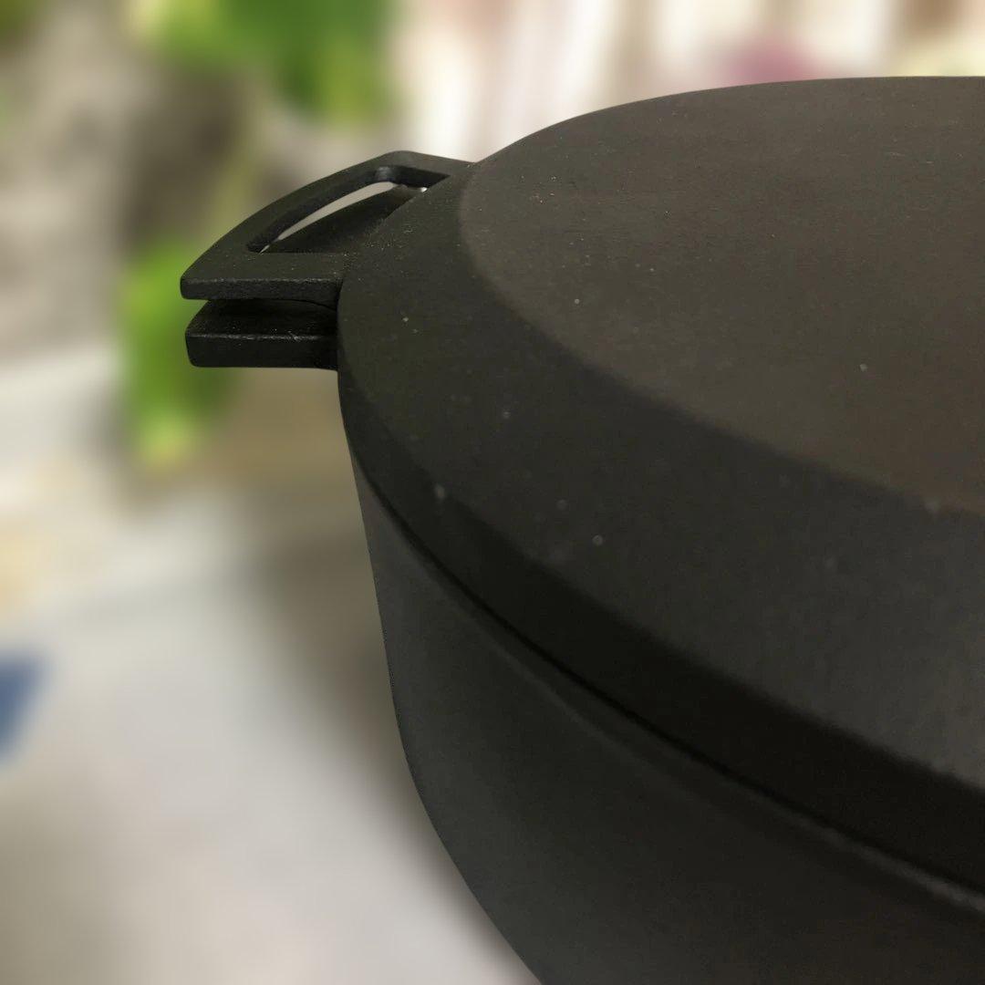 【未使用】ダッチオーブン・南部鉄器 　南部盛栄堂　OIGEN(及源鋳造)