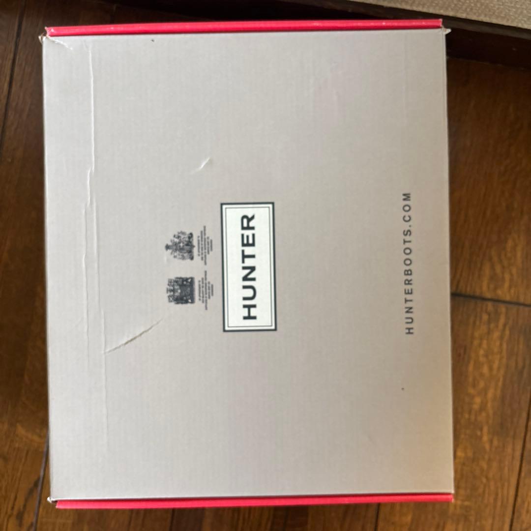 HUNTER ブラックショートレインブーツ UK5