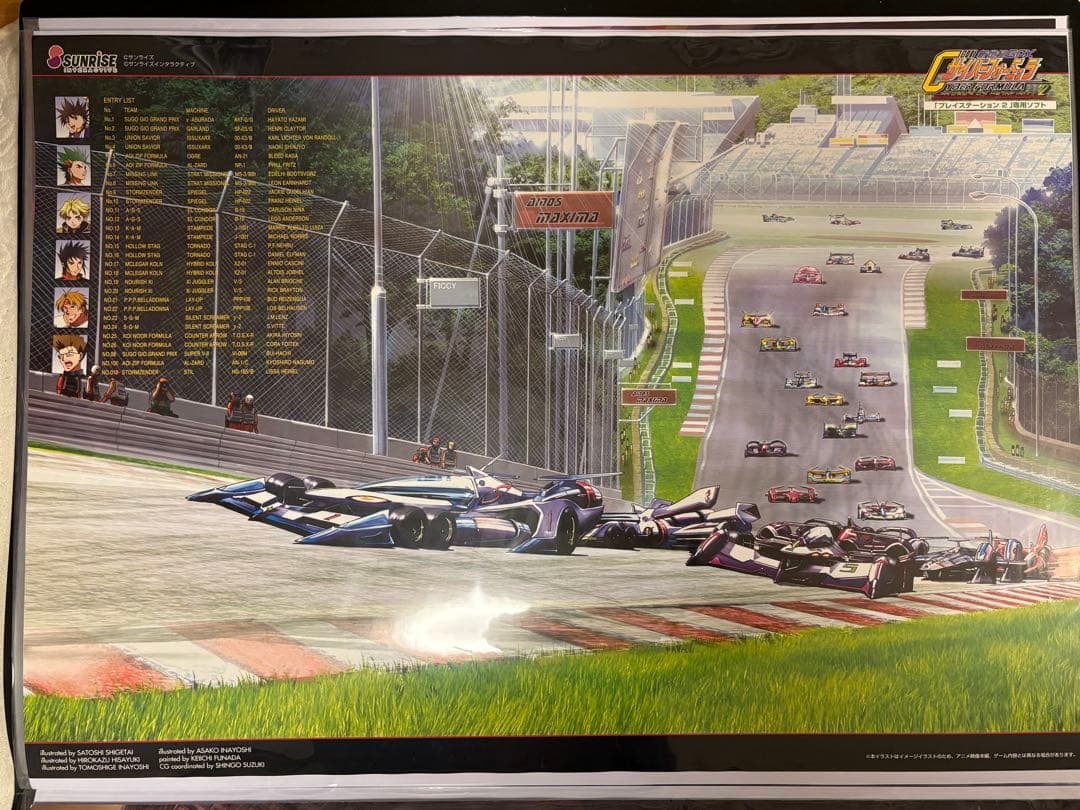 新世紀GPXサイバーフォーミュラ PS2 B2 ポスター
