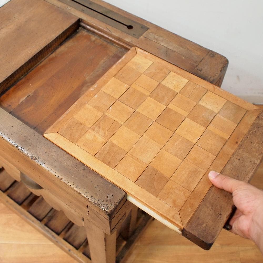 アンティーク キッチンカウンター 調理台 引き出し コンソールテーブル