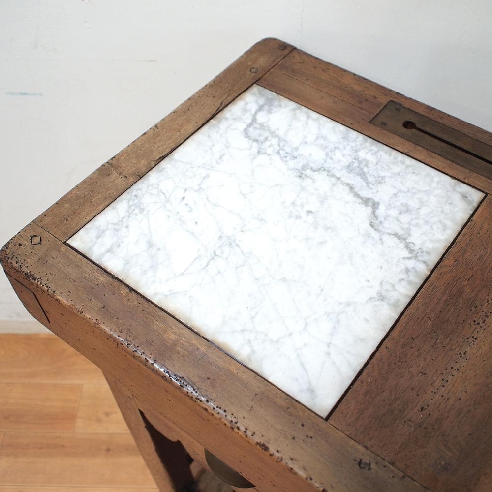 アンティーク キッチンカウンター 調理台 引き出し コンソールテーブル