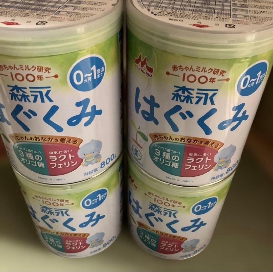 り*す様 森永 はぐくみ 800g 0-1歳用 粉ミルク