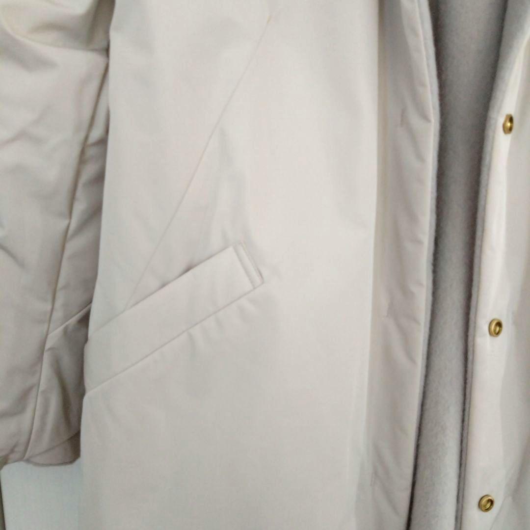 マジカルサーモ リバーシブル・ウールコート/ステン　Lサイズ