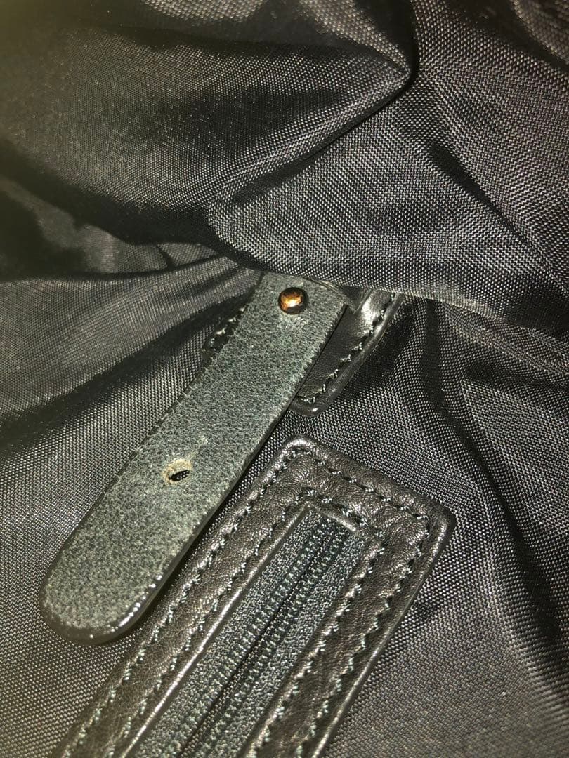 TOMOE 黒 レザー トートバッグ