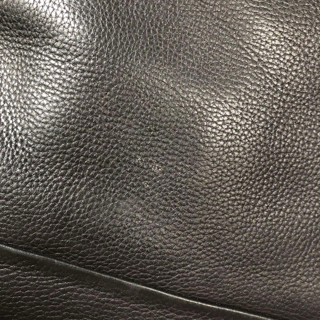 TOMOE 黒 レザー トートバッグ