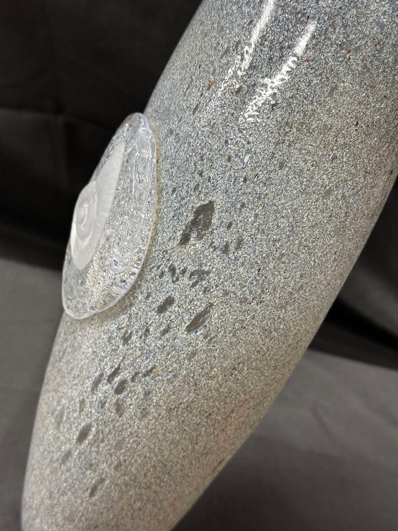 【USED？美品】KOSTA BODA コスタボダ　花瓶　シェル　オムナイト