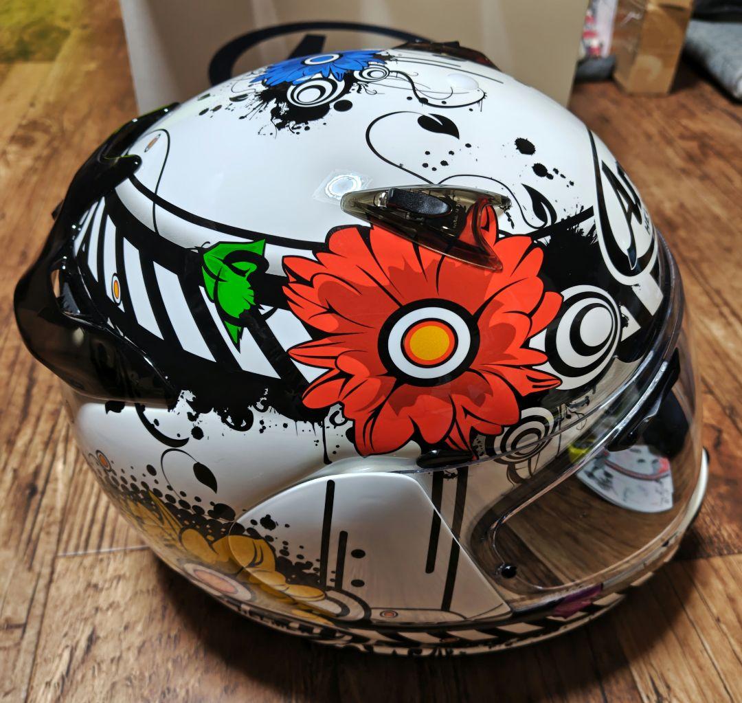 アライ　フルフェイスヘルメット　クァンタムJブロッサム M 　インカム付き