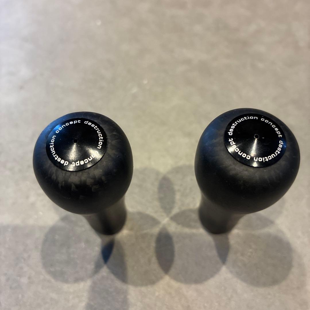 スタジオコンポジットカーボンハンドルノブコンセプトD ピーターモデル　2本セット