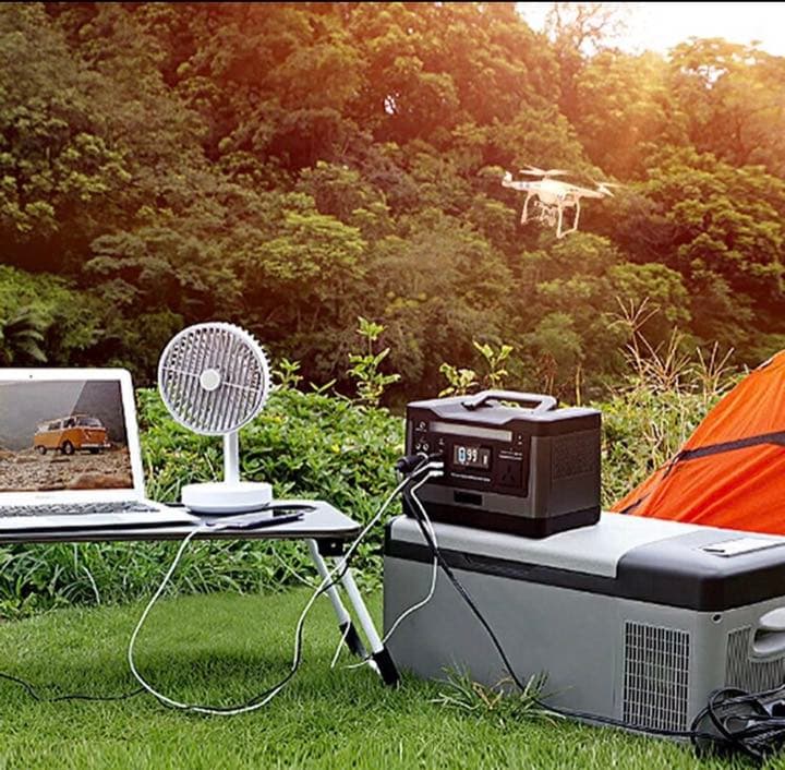 【防災製品等推奨品認証ポータブル電源 大容量　AC(500W) 家庭用蓄電池