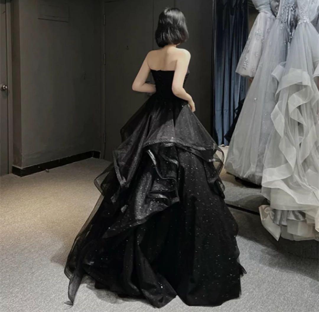 文化祭　黒ドレス