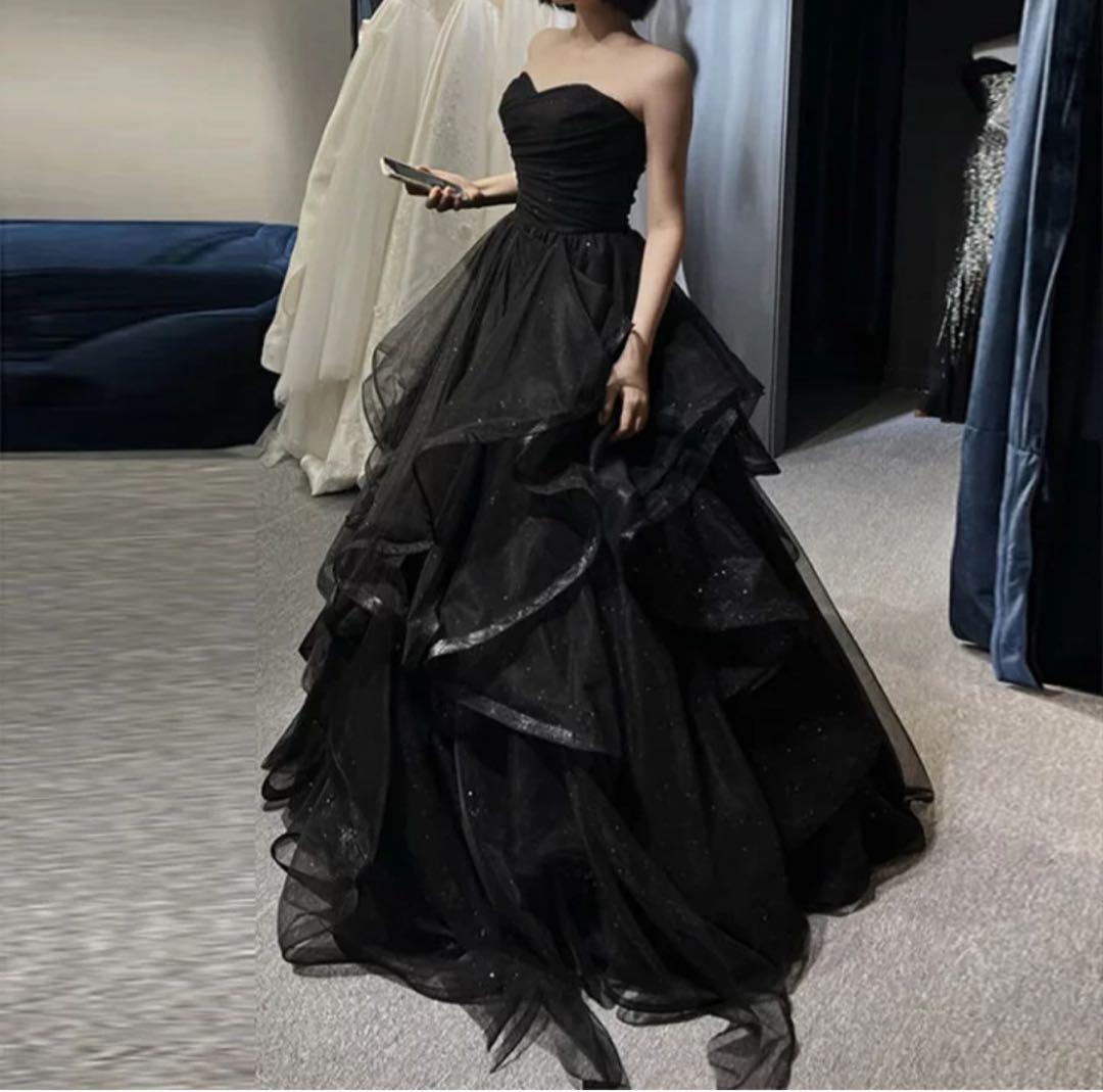 文化祭　黒ドレス