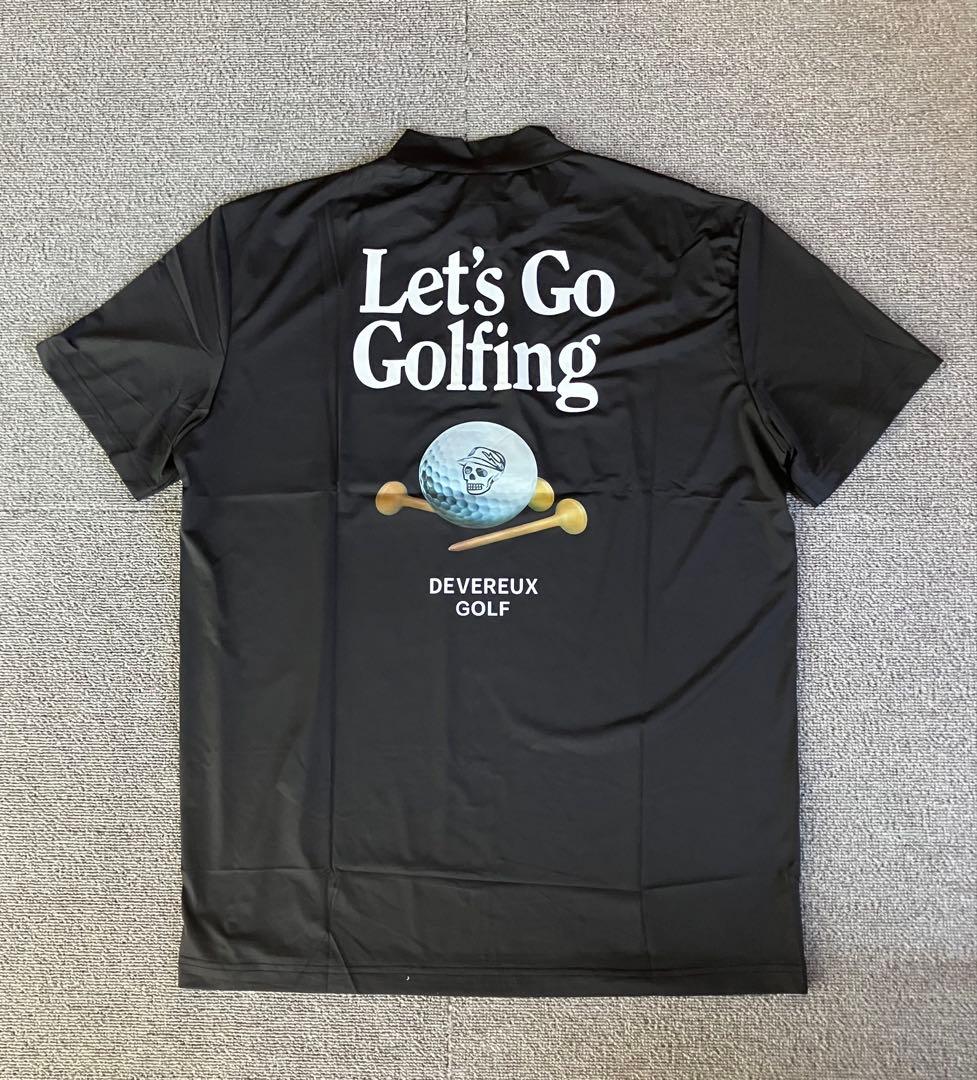 デヴァローゴルフ オーバーサイズ Lサイズ モックネック Tシャツ ブラック