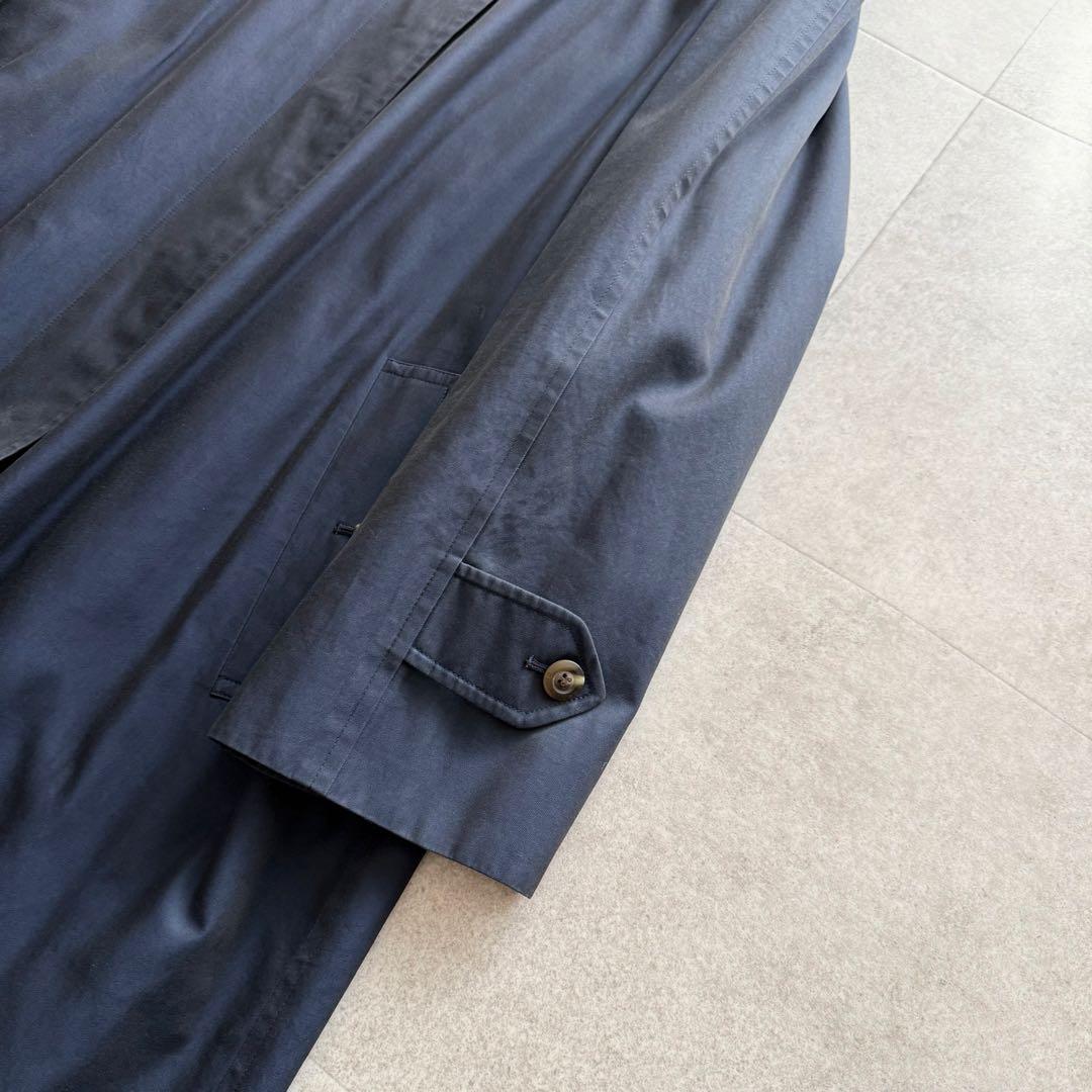 バーバリーズ　ロングコート　玉虫色　紺　ノバチェック　ライナー　2way