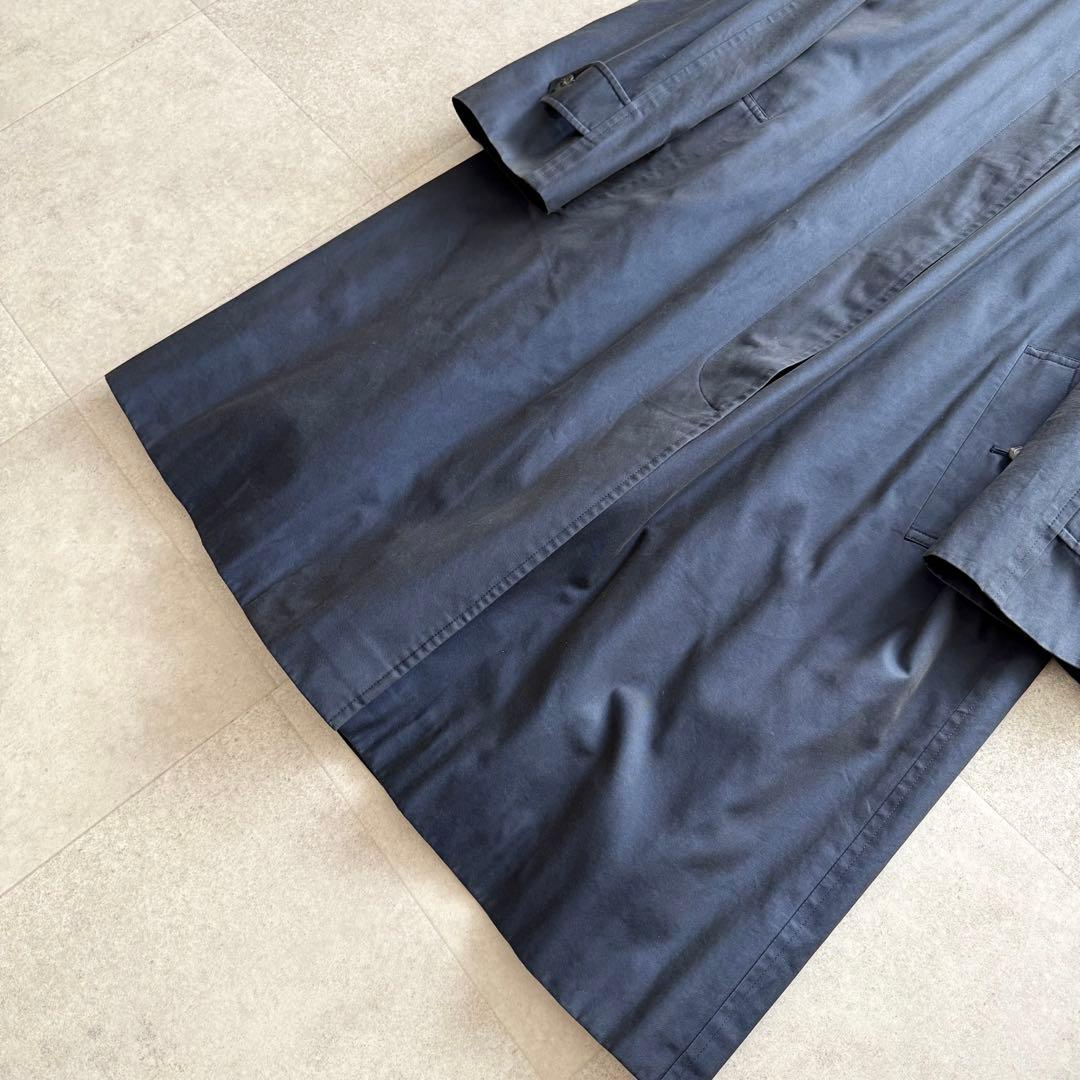 バーバリーズ　ロングコート　玉虫色　紺　ノバチェック　ライナー　2way