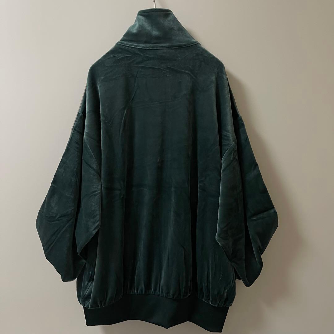 新品3XL】当日発送アディダス　ファイヤーバード ベロアトラックトップ グリーン