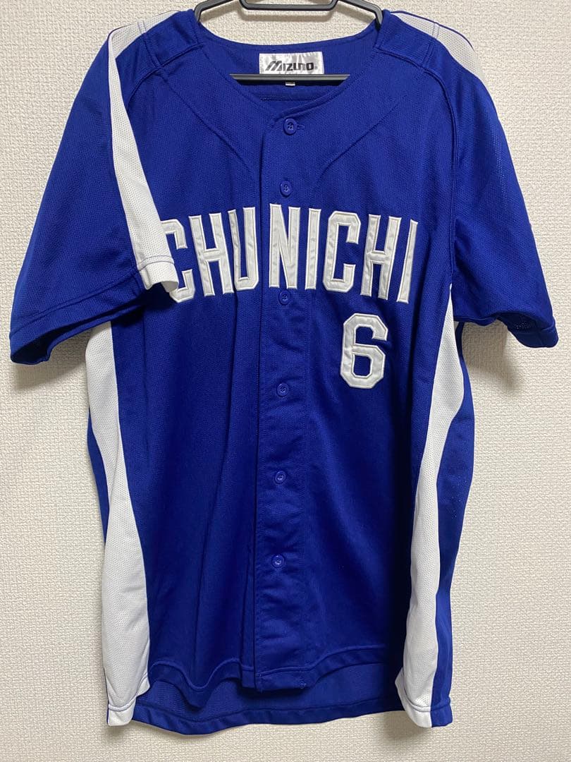 中日ドラゴンズ 井端弘和 ユニフォーム 6 Mizuno O-XO