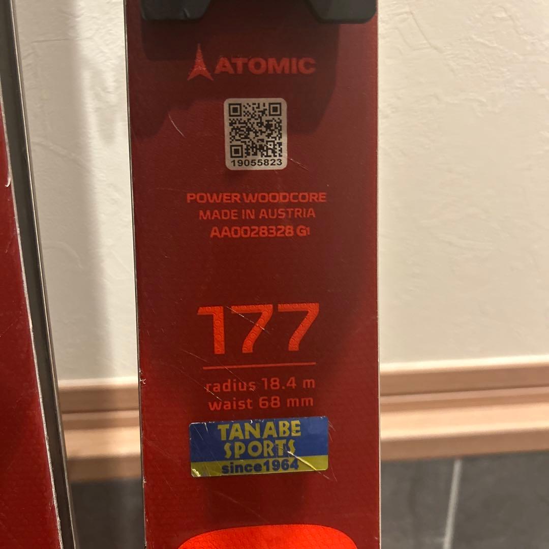 【値下げ】ATOMIC REDSTAR G9Rスキー板 177cm R18.4