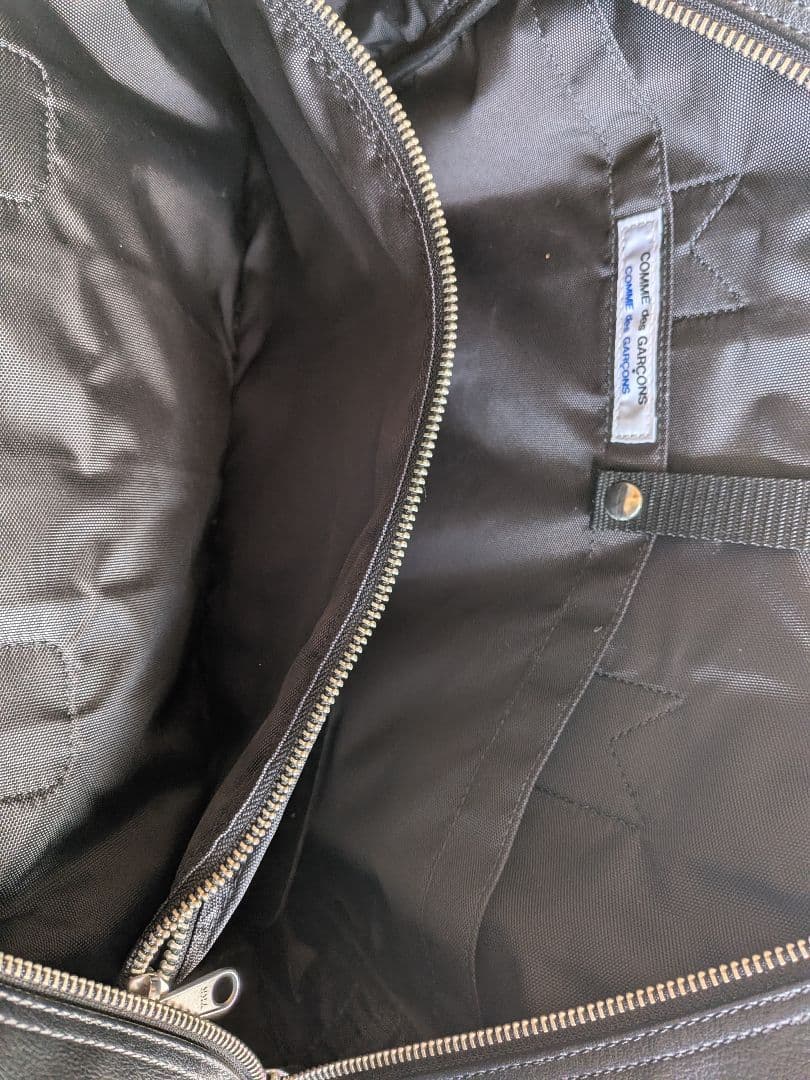 コムデギャルソンコムデギャルソンカラフルストライプブリーフケースバッグ