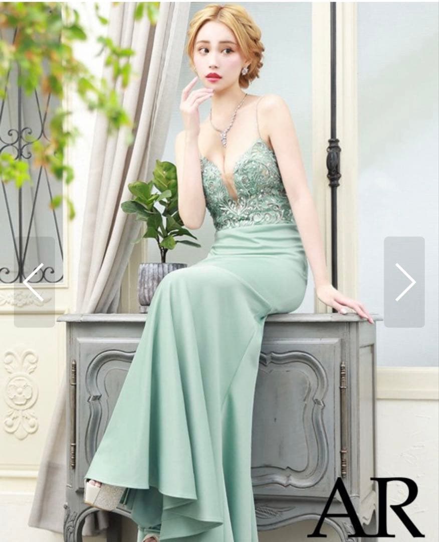 안녕  AR ANGELR ミントグリーン sugar ロングドレス