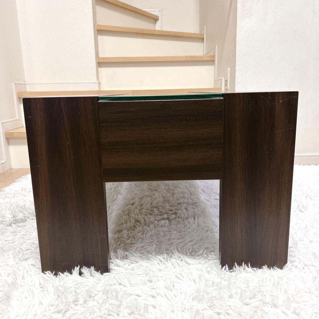 日本製 センターテーブル ローテーブル ガラストップ ユーアイ