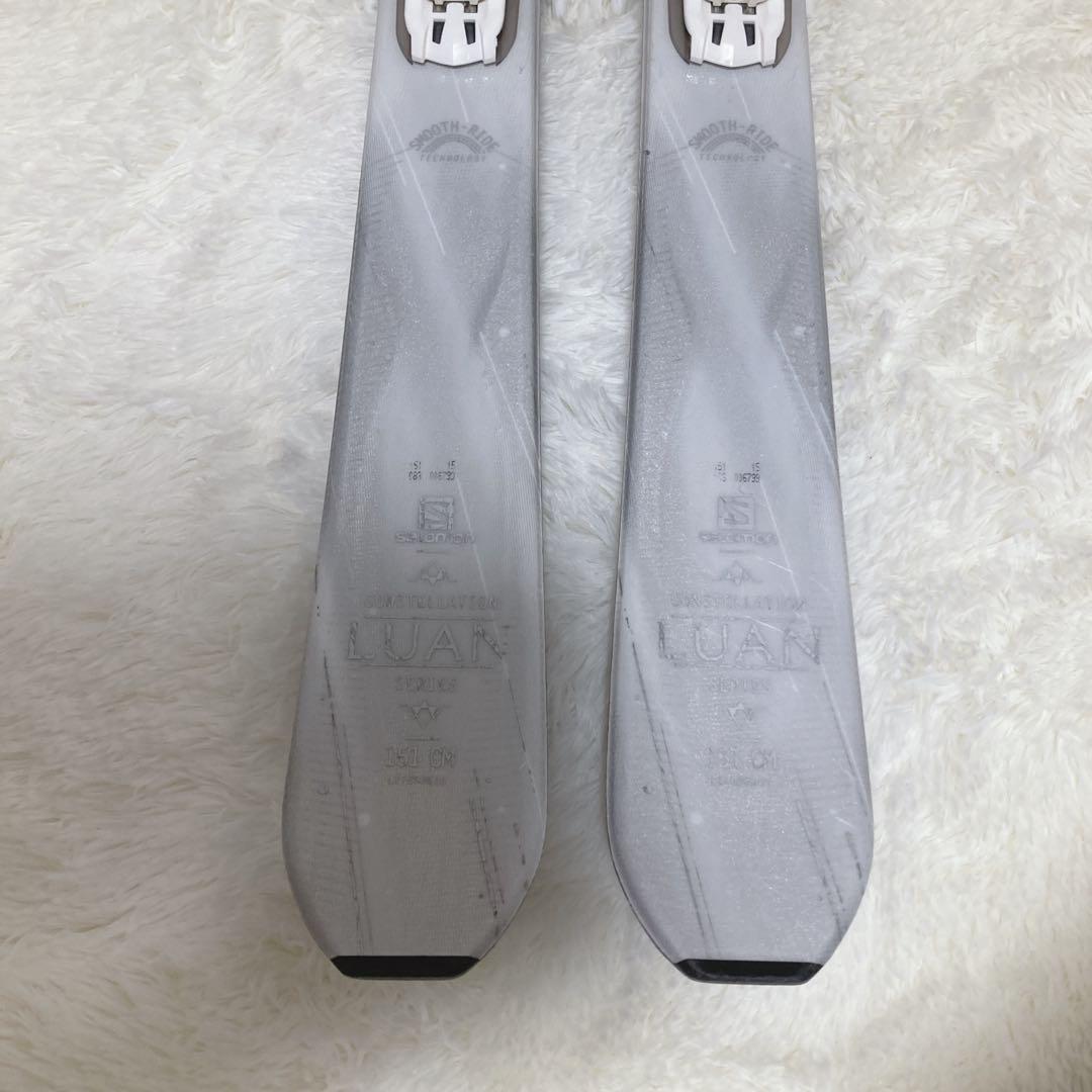 サロモン 女性用 スキー3点セット 板151 靴24.5cm