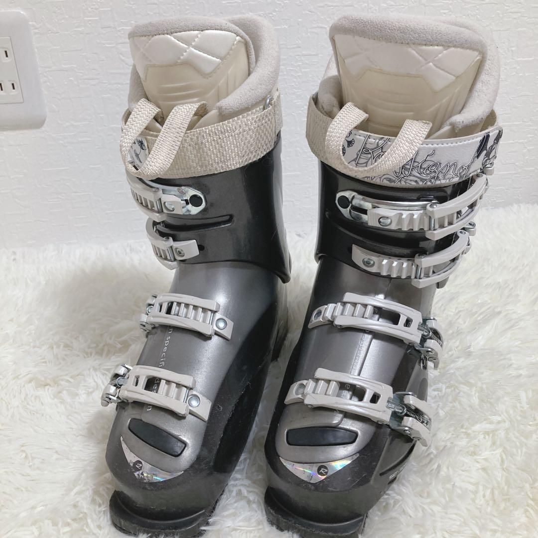 サロモン 女性用 スキー3点セット 板151 靴24.5cm