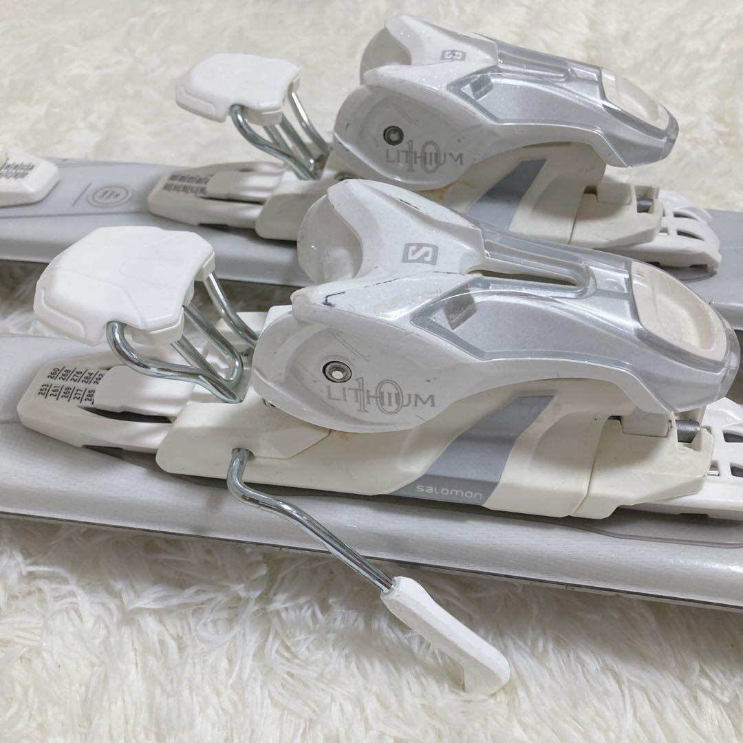 サロモン 女性用 スキー3点セット 板151 靴24.5cm