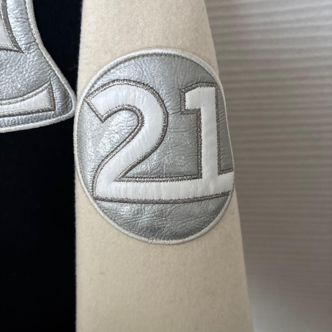 courreges21 クレージュ21　スタジャン　黒