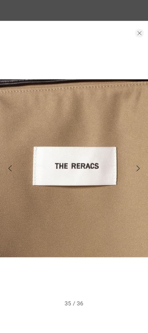 【別注】＜THE RERACS ＞ミディアム ポンチョ ブルゾン　36　NAVY