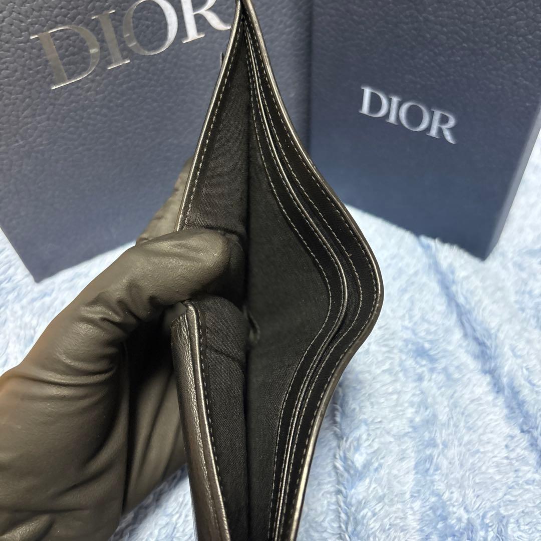 Christian Dior 2つ折り財布 オブリークギャラクシー